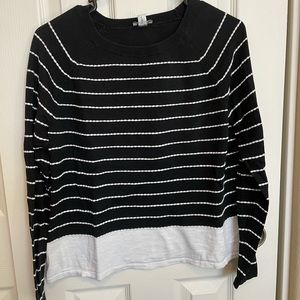 J. Jill long sleeves striped sweater/tee